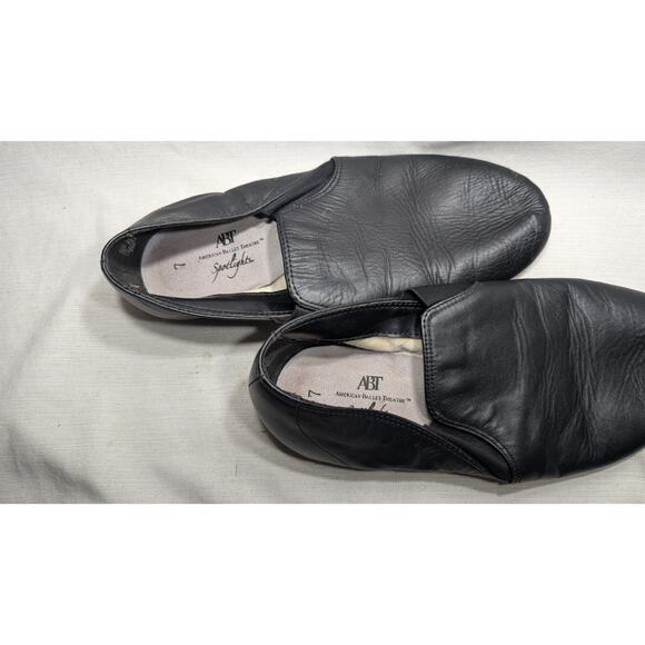 ABT American Ballet Theatre Womens Ballet flats Size 7 Black Leather Shoes - Picture 5 of 6